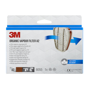 3M Filter gegen organische Dämpfe A2 grau #6055PRO1